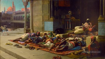 La porte du Serail souvenir Jean Jules Antoine Lecomte du Nouy orientaliste réalisme Araber Peinture à l'huile